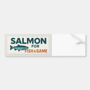 Saumon pour Sticker de pare-chocs de poisson et de