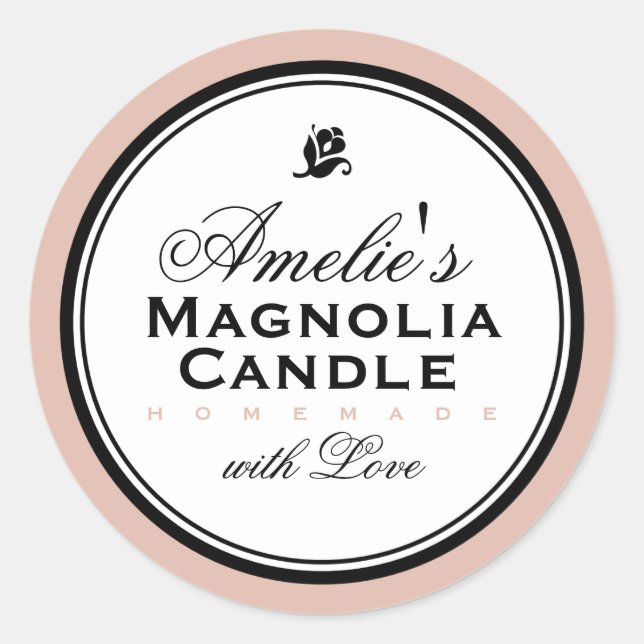 SAUMON VINTAGE MODERNE | STICKER PERSONNALISÉ (Devant)