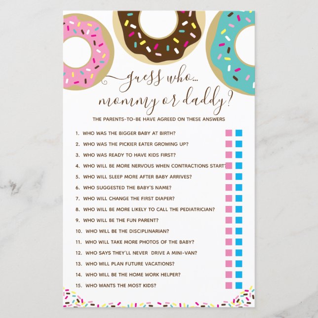 Saupoudré D'Amour Devine Qui ? Jeu (Devant)