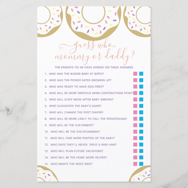 Saupoudré D'Amour Devine Qui ? Jeu (Devant)