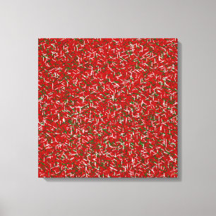 Saupoudrer de bonbons avec toile Pois, rouge