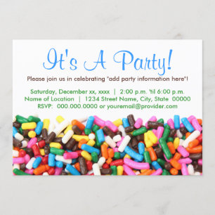 Saupoudrer les invitations