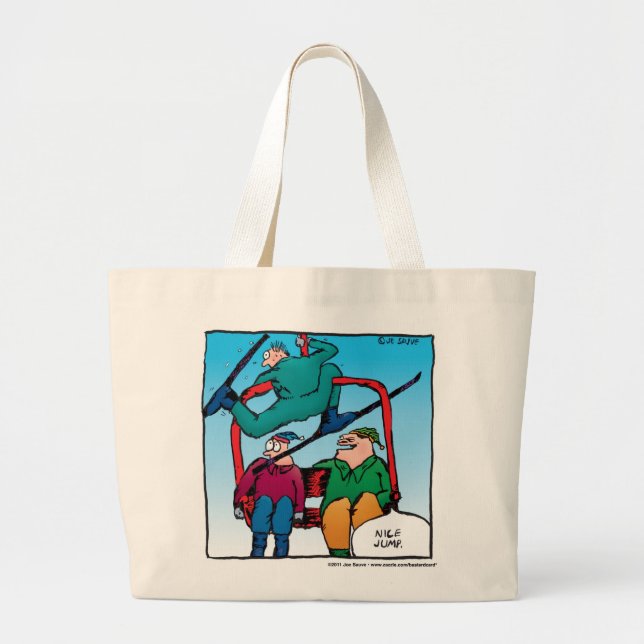 Saut Agréable Sac De Dessin Animé Pour Skieurs (Devant)