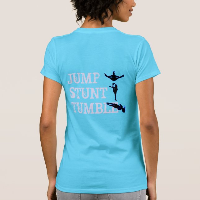 Saut d'acclamation, cascade, T-shirt de (Dos)