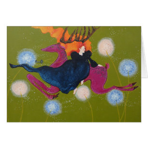 Saut des cerfs communs
