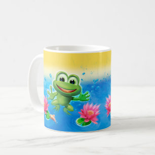 Saut du cadeau en céramique de tasse de partie de