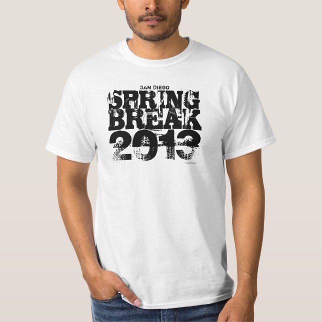 Saut du printemps 2013 San Diego T-Shirt (Devant)
