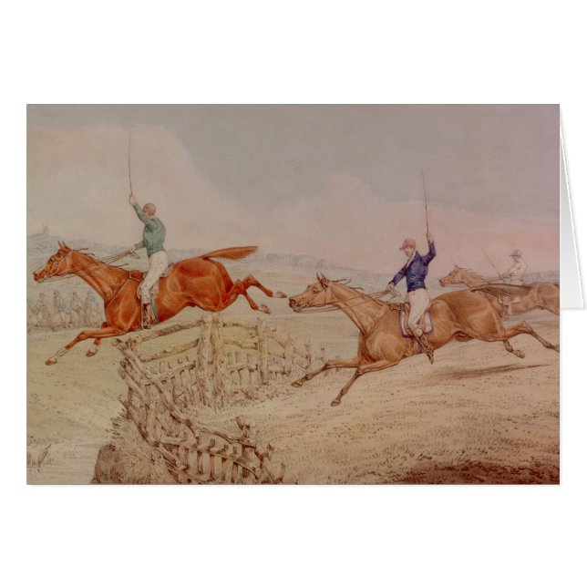Sauter une barrière (Devant horizontal)
