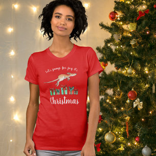 Sautez pour la joie T-shirt de Noël Kangaroo