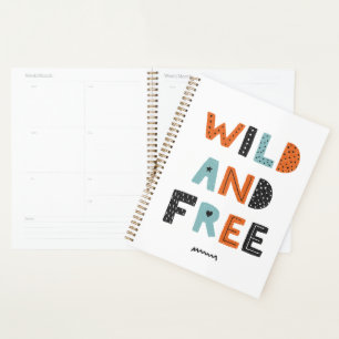 Sauvage et libre Lettres Doodle