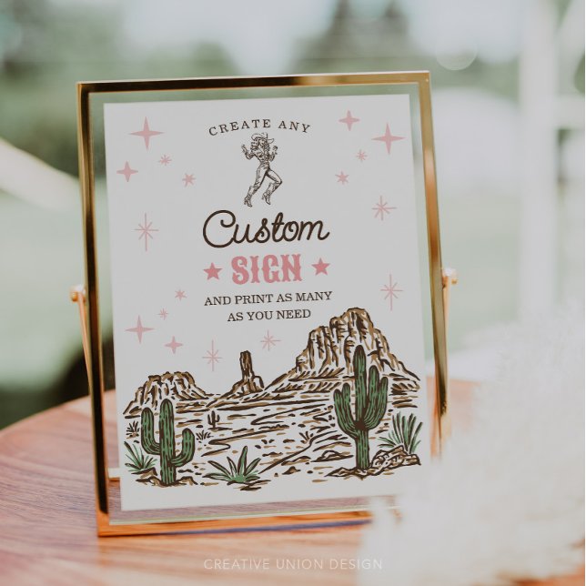 Sauvage West Bachelorette Dernier Rodéo Panneau pe (Créateur téléchargé)