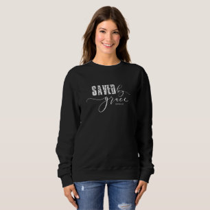 Sauvé par Grace Christian Scripture Sweatshirt