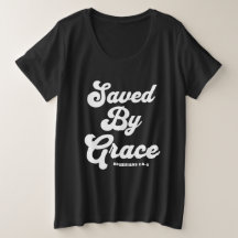 Sauvé Par Les Éphésiens De Grâce 2:8-9 T-Chemise S
