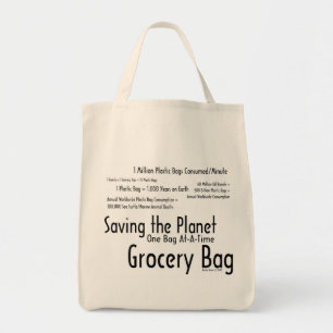 Sauvegarde du sac d'épicerie de sac de la planèt