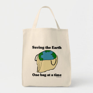 Sauvegarde du sac fourre - tout à la terre