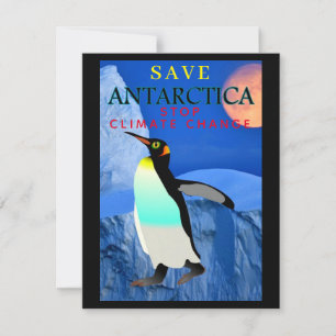 Sauver Antarctique Manchot Empereur Pleine Lune Gl