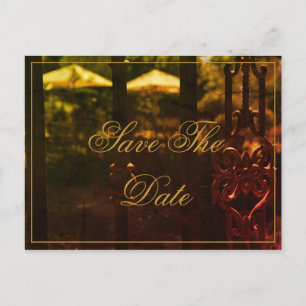 Sauver la date Carte postale de la villa à l'ambia
