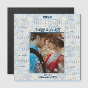 Sauver la date Couple Engagé Magnétique