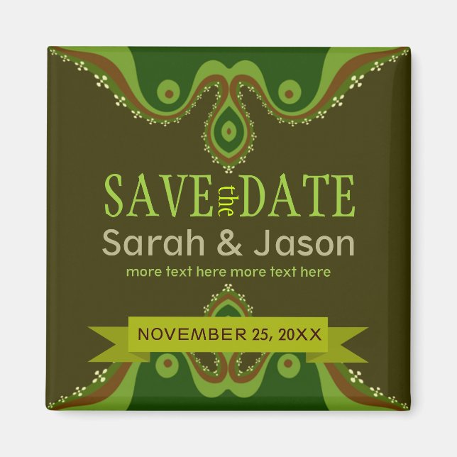 Sauver la Date Magnet Terre Goddess (Devant)
