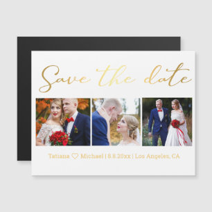 sauver la date or anniversaire de mariage photo c