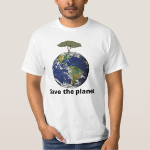 sauver la planète t-shirt