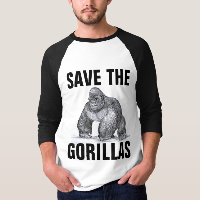 SAUVER LES T-SHIRTS GORILLAS (Devant)