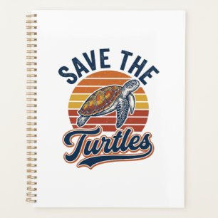 Sauver les tortues Design de T-Shirt de Tortue de 