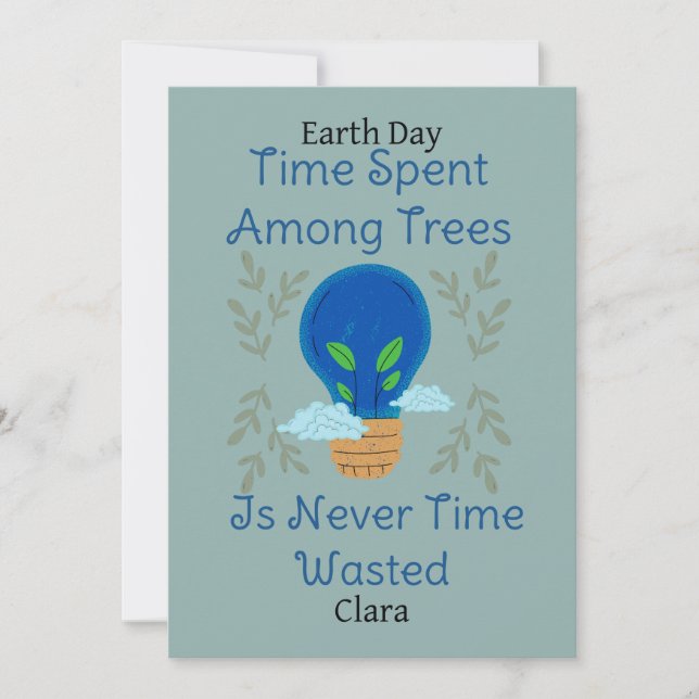 sauver notre terre, jour des terres, aimer la terr (Devant)