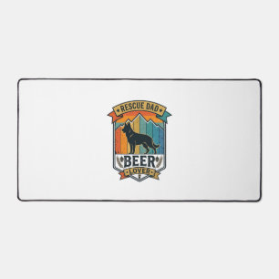 Sauver Papa Amateur de Bière Chien Vintage Coucher