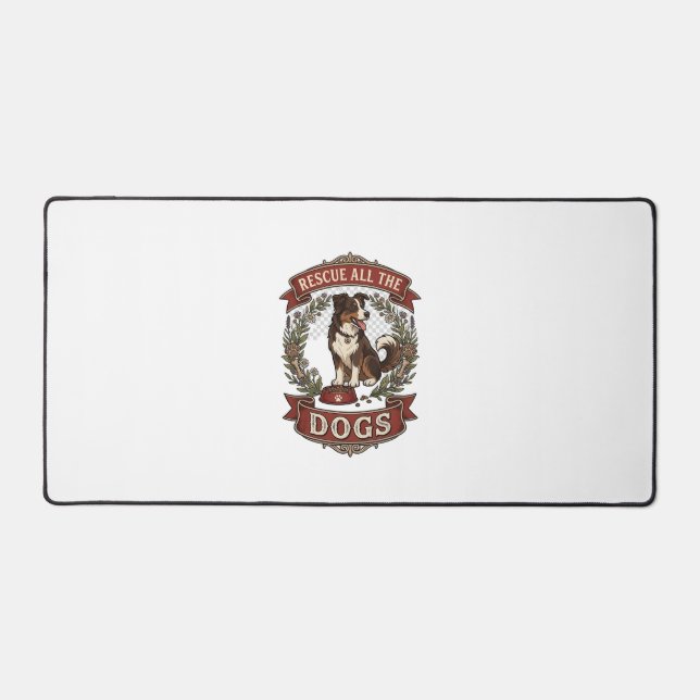 Sauver tous les chiens Couronne florale ruban pour (Recto)