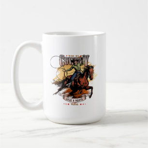 Sauver un cheval ; monter un cowboy #15 Mug clas