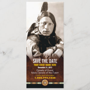 Sauvez la carte de la date 4x9.5