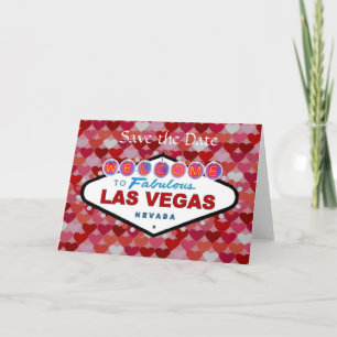 Sauvez la carte de Saint-Valentin de Las Vegas de