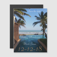 Sauvez la plage de dates Magnet