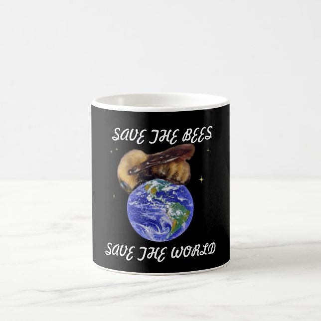 Sauvez la tasse de café d'abeilles (Centre)