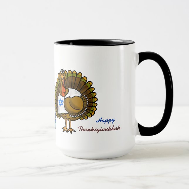 Sauvez la tasse de Thanksgivukkah de la date 79811 (Droite)