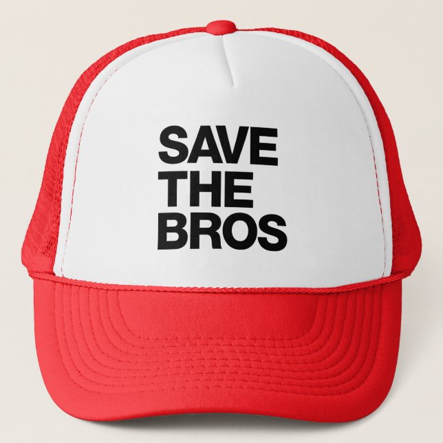 Sauvez le casquette de Bros - rouge (Devant)