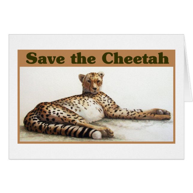 Sauvez le Cheetah (Devant horizontal)