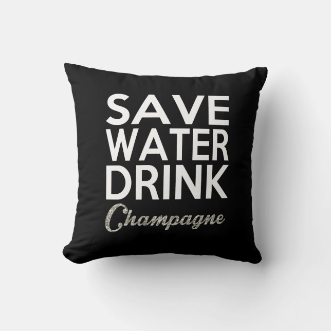 Sauvez le coussin de Champagne de boissons de (Recto)