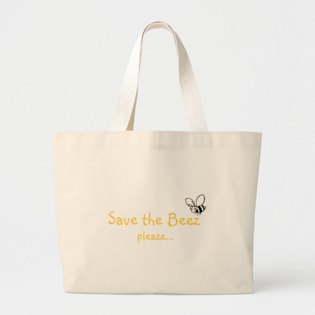 Sauvez le sac de pleaze de Beez… - customisé (Devant)