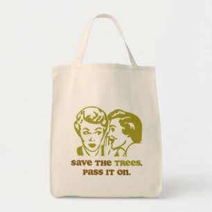 Sauvez le sac fourre-tout à accent d'arbres