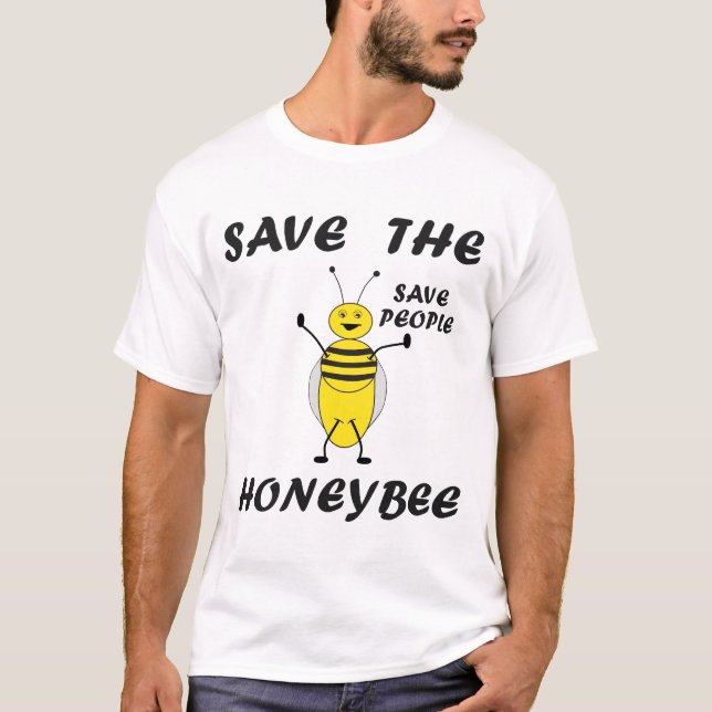 Sauvez le T-shirt d'abeille (Devant)