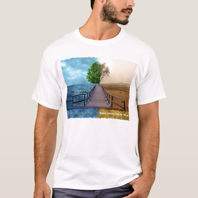 Sauvez le T-shirt d'environnement (Devant)
