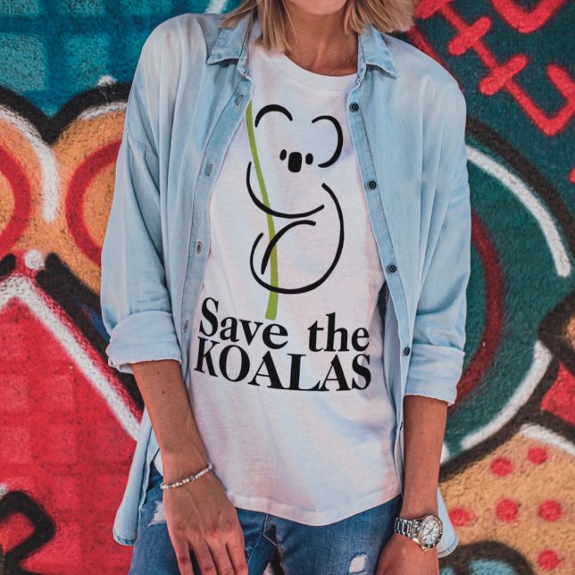 Sauvez le T-shirt Koalas (Créateur téléchargé)