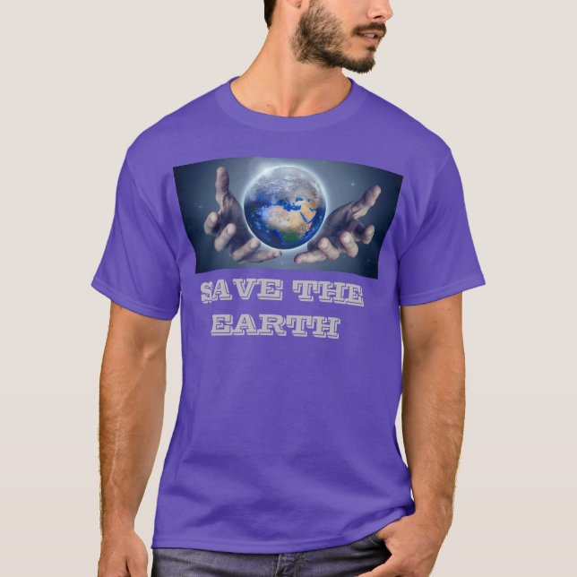 Sauvez le T-shirt Terre (Devant)