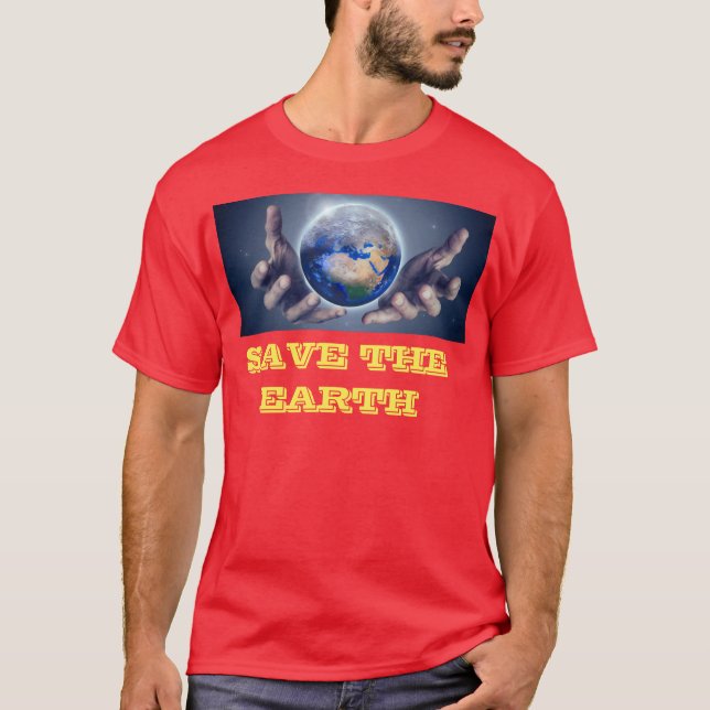Sauvez le T-shirt Terre (Devant)