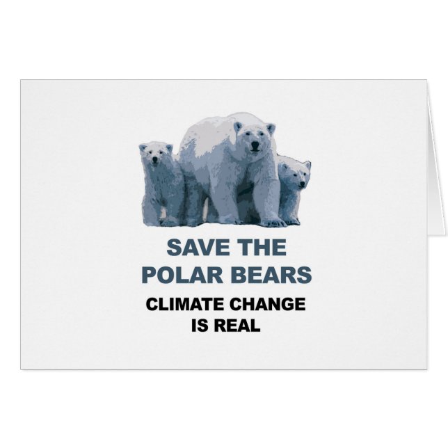 Sauvez les ours polaires (Devant horizontal)
