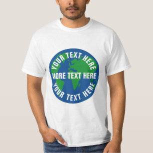 Sauvez les T-shirts de la terre de planète avec le