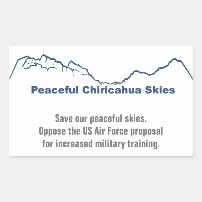 Sauvez nos autocollants de ciels pacifiques (Devant)