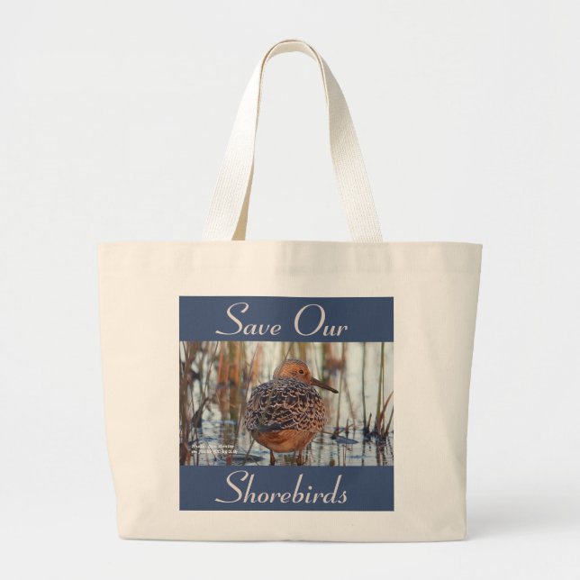 Sauvez notre sac Big Bag de Shorebirds par RoseWri (Devant)